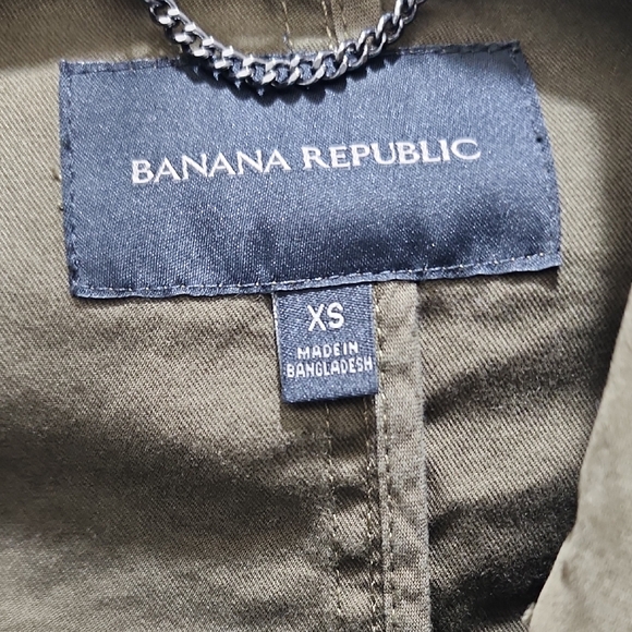 Banana Republic Khaki Military Jacket - Picture 2 of 3